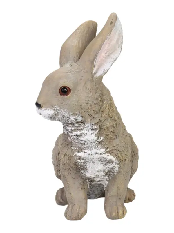 Садовая фигура из полистоуна &laquo;Заяц с большими ушами&raquo;, 25&times;12&times;30 см