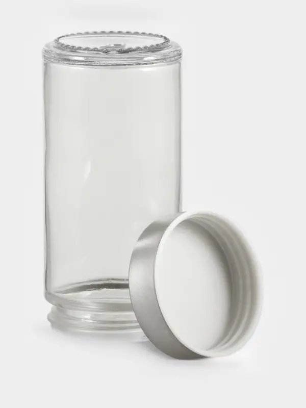 Набор для специй на подставке &laquo;Хай-тек&raquo;, 90 мл, 33&times;6.7&times;10.5 см, 4&times;9.5 см, 6 шт., стекло