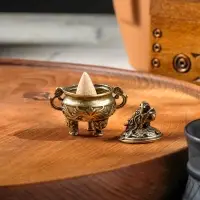 Курильница для благовоний, подставка для конусов TAKE IT EASY &laquo;Проснувшийся дракон&raquo;, 5.5&times;3.7 см