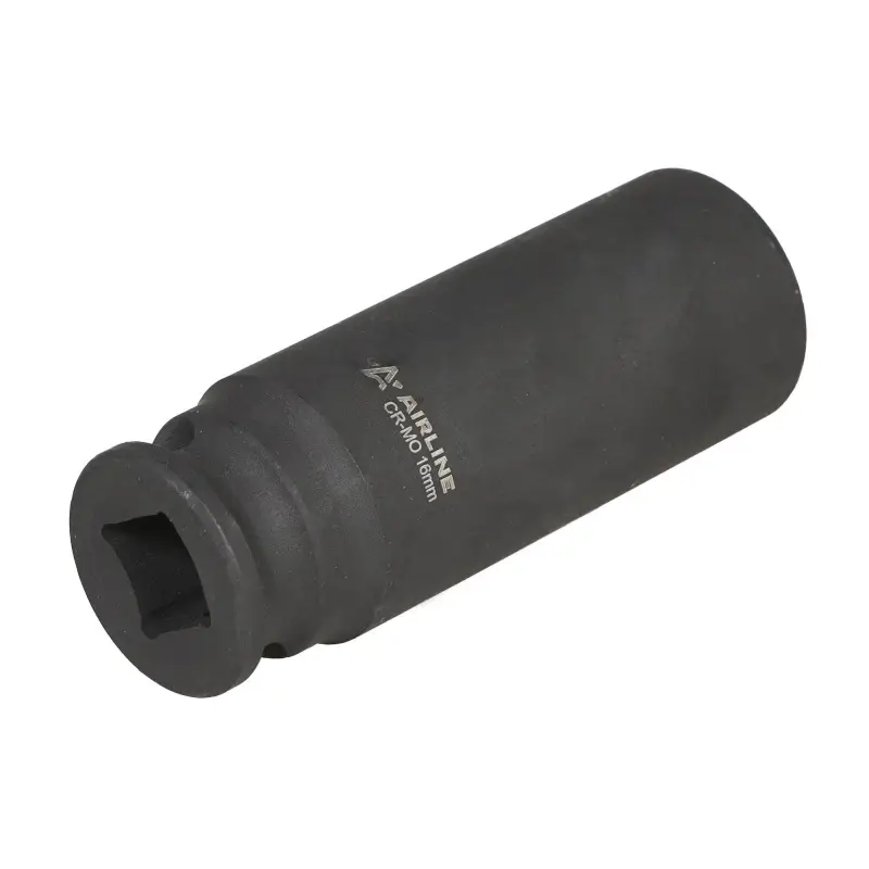 Головка ударная торцевая 3/8"DR шестигранная глубокая 16мм, L=65мм