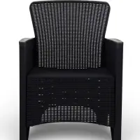 Комплект садовой мебели &laquo;Ротанг лайт&raquo;, 3 предмета: 2 кресла, стол, цвет мокко