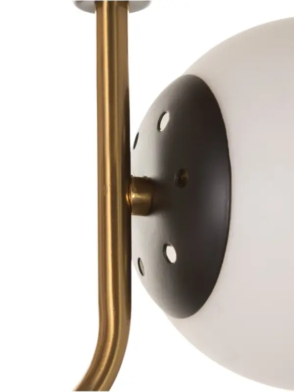 Люстра &laquo;Донна&raquo; 2&times;40 Вт Е27 черный/латунь 37&times;15&times;25 см