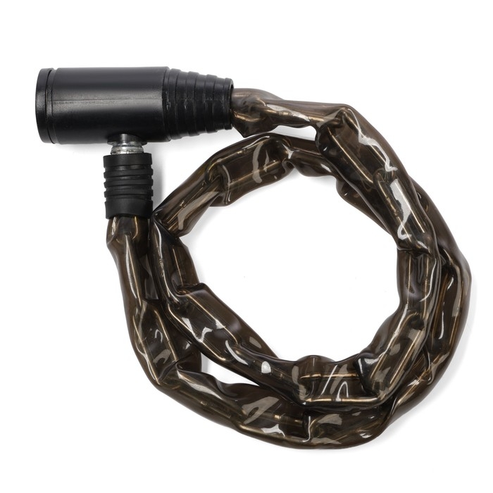 Замок навесной велосипедный ТУНДРА, цепь 3.5x650 мм., английский ключ 2 шт., цвет черный 990398 Замок навесной велосипедный ТУНДРА, цепь 3.5x650 мм., английский ключ 2 шт., цвет черный 990398