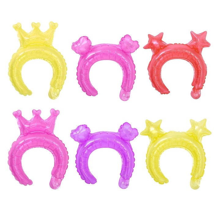 Набор фольгированных ободков &laquo;Корона, ассорти&raquo;, 6 шт.