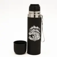 Термос &laquo;Лучший рыбак&raquo;, 500 мл, с кружкой, 6.5&times;24 см