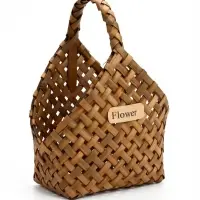 Корзина плетеная, 23&times;12&times;7&times;22/28 см, секвойя