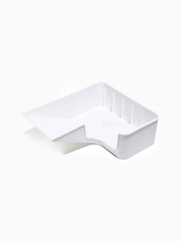 Мостик для черепах &laquo;Пижон&raquo;, 19.8&times;17.2&times;6.5 см, большой, с отсеками для корма, пластик, белый