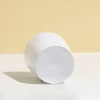 Кашпо для цветов, d=10 см, 0.5 л, пластик, белое