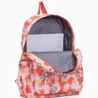 Рюкзак школьный на молнии, с карманами, с принтом, размер 28.5&times;12&times;41 см, оранжевый