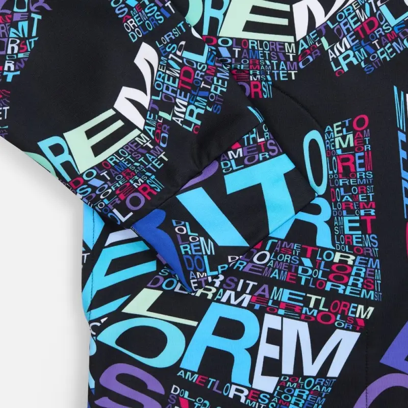 Худи унисекс Morfiss с полной запечаткой на заказ, размер XS/S