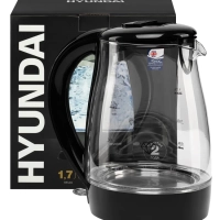 Чайник HYK-G2011 1,7л 2200Вт черный (стекло)