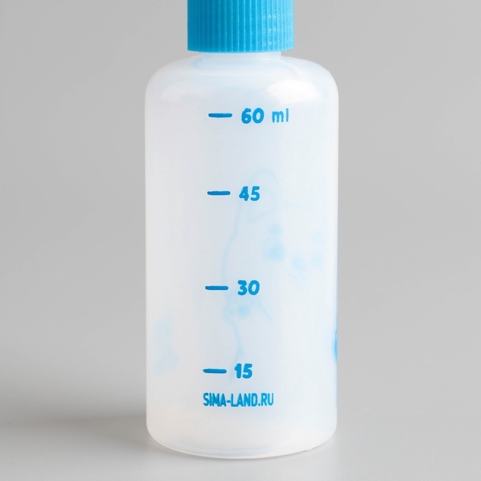 Набор для вскармливания «Пушистое счастье» для щенят, 60 мл, с 4 сосками и ёршиком