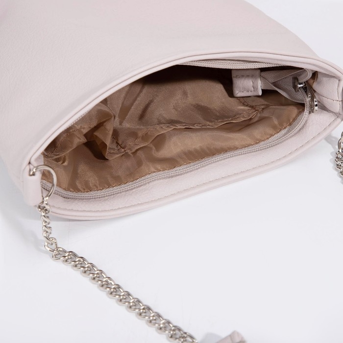 Сумка кросс-боди на молнии, цвет бежевый Сумка кросс-боди на молнии, цвет бежевый