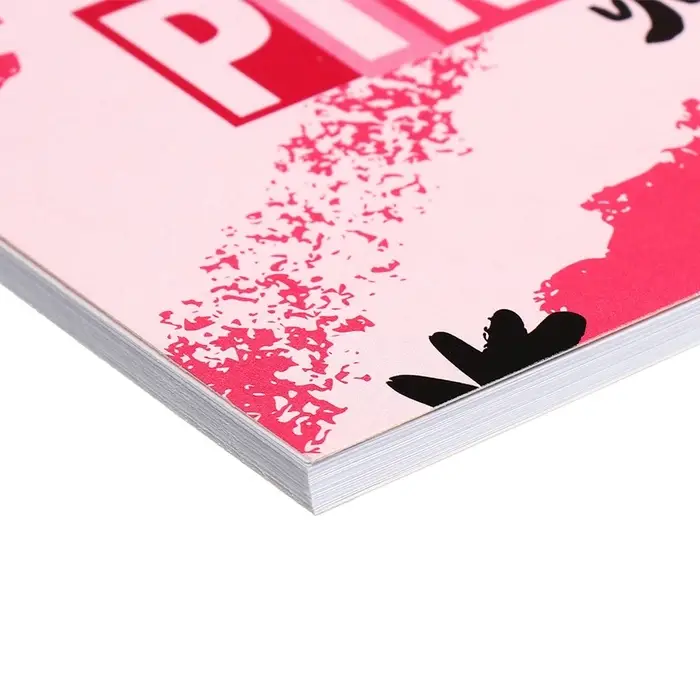 Планинг недатированный A6, с открывными листами, 50 листов, на склейке, мягкая обложка, PINK STYLE