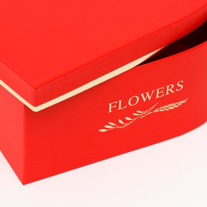 Набор коробок 3 в 1 Набор коробок 3 в 1 "сердца" красный, 28.5 x 26 x 11 - 23.5 x 21 x 8.5 см