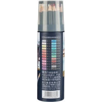 Карандаши акварельные Deli Arte Nuevo липа 24 цв/наб мет.туб. 68100