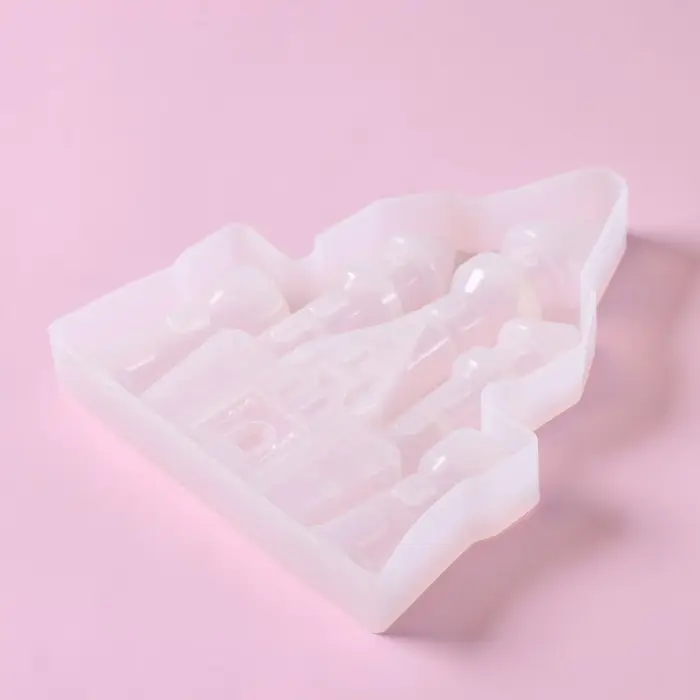 Молд Доляна &laquo;Сказочный замок&raquo;, силикон, 15&times;12&times;2 см, цвет белый