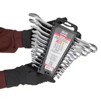 Набор ключей гаечных комбинированных на держателе (6-22 мм) (12 предметов) AVS K3N12P