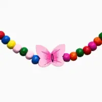Бусы детские &laquo;Выбражулька. Бабочка, сердце, цветок&raquo;, МИКС