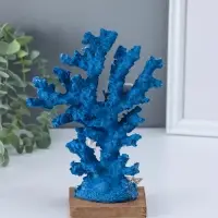Фигура полистоун &laquo;Рыбки у синих кораллов&raquo;, 6.5&times;14&times;19.5 см