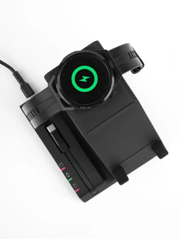 Зарядная станция Tres, черная Зарядная станция Tres, черная