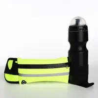 Сумка для бега на молнии, зелёная