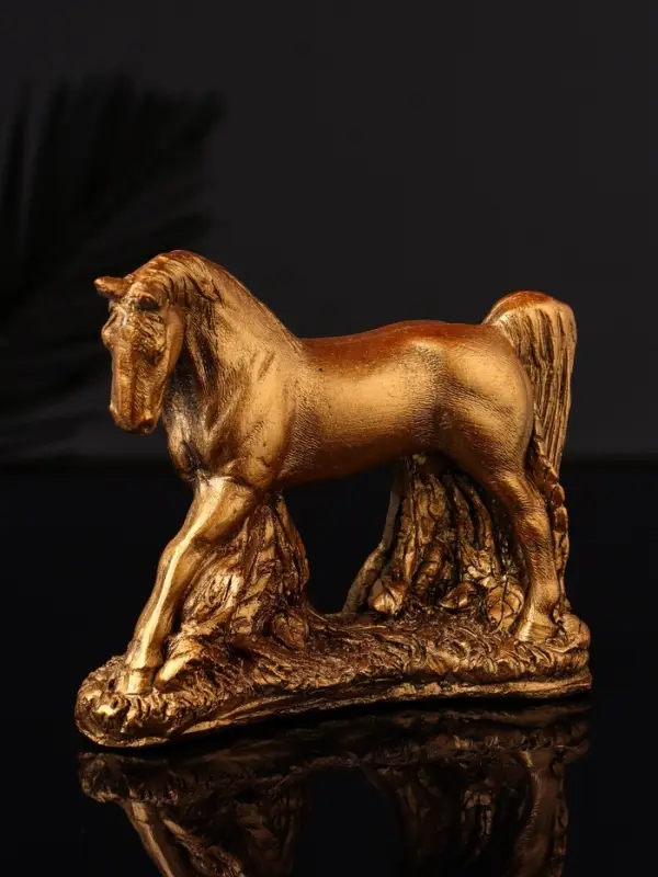 Фигура "Конь Граф" 11х13х5 см, бронза