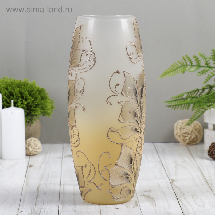 Ваза Ваза "Золотые лепестки" d-7.5х11х26 см