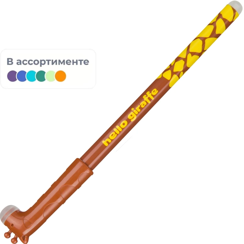 Ручка гелевая M&G со стир.черн., шарик 0,5 мм, синяя, в асс AKPB7372D205P4C