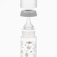 Бутылочка для кормления M&B, ШГ &Oslash;50 мм, +3мес., 260 мл., набор 2 шт. в кор.