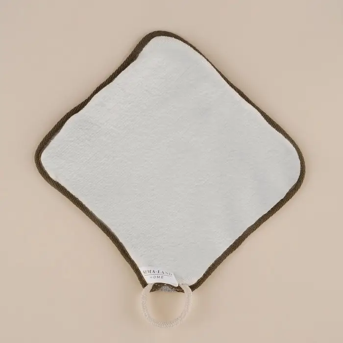 Мочалка массажная SL Home &laquo;Ортика&raquo;, бамбуковое волокно, 21&times;20.5 см, серая