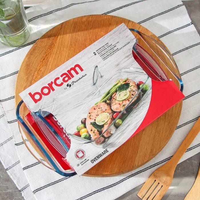 Набор форм из жаропрочного стекла для запекания Borcam, 2 предмета: 1,95 л, 1,32 л, 33,5×19 см, 26×14,8 см Набор форм из жаропрочного стекла для запекания Borcam, 2 предмета: 1,95 л, 1,32 л, 33,5×19 см, 26×14,8 см