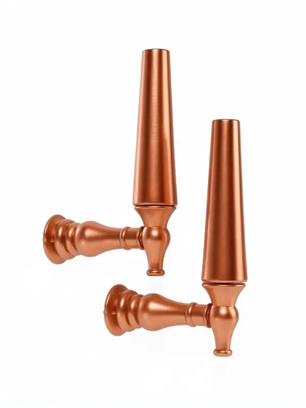 Крючок - держатель для штор CAPPIO KS053, алюминий, цвет медь, 2 шт.