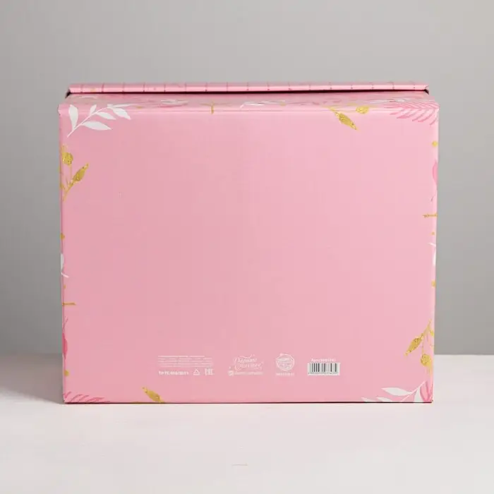 Коробка подарочная новогодняя складная «Теплоты», 31,2 х 25,6 х 16,1 см, Новый год Коробка подарочная новогодняя складная «Теплоты», 31,2 х 25,6 х 16,1 см, Новый год