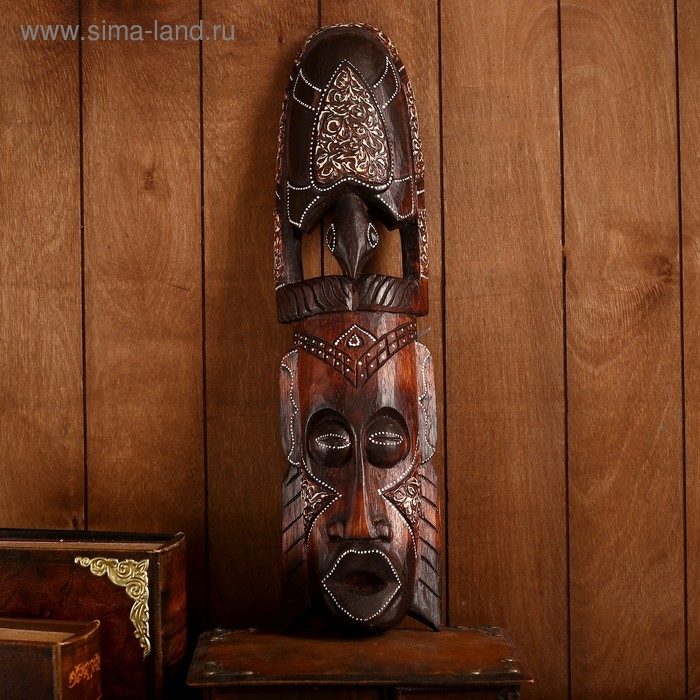 Маска дерево Маска дерево "Абориген" 50х14х5 см