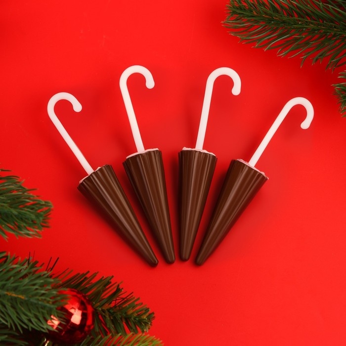 Новый год. Шоколад фигурный Новый год. Шоколад фигурный "Рождественский зонтик", 12 г