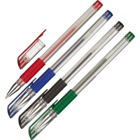 Набор гелевых ручек 4цв., 0,5мм, манжетка