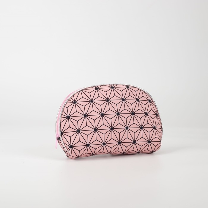 Набор косметичек 5 в 1 на молниях, цвет розовый Набор косметичек 5 в 1 на молниях, цвет розовый