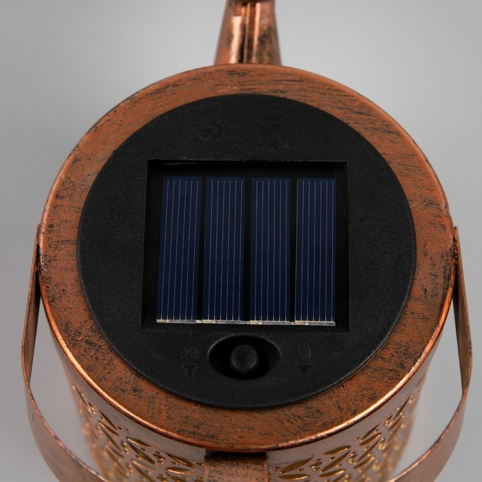 Садовый светильник на солнечной батарее «Лейка», 21.5 × 16 × 10.5 см, 37 LED, свечение тёплое белое Садовый светильник на солнечной батарее «Лейка», 21.5 × 16 × 10.5 см, 37 LED, свечение тёплое белое