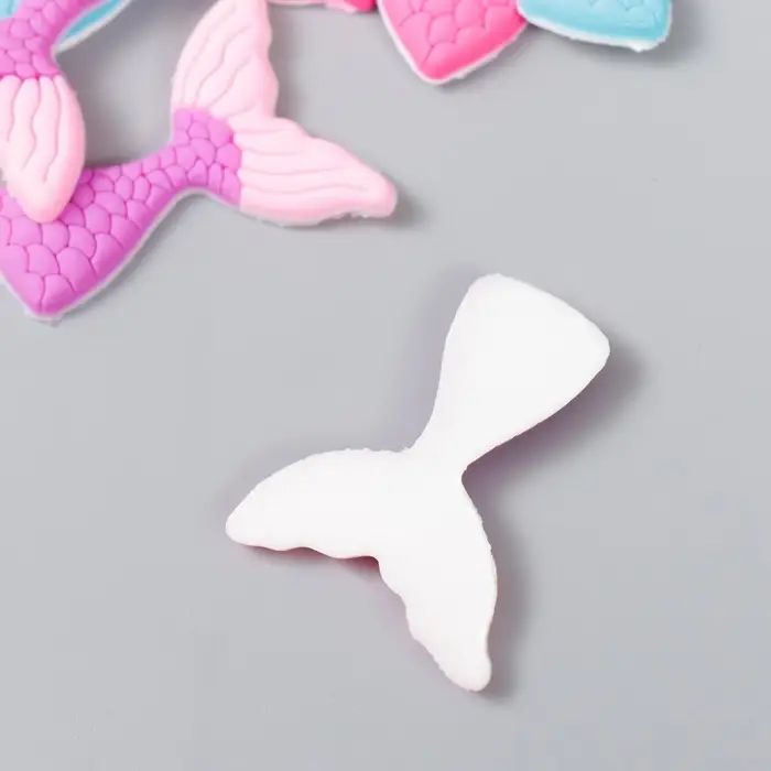 Декор для творчества резина Декор для творчества резина "Хвост русалки" набор 15 шт 3,5х2,7 см