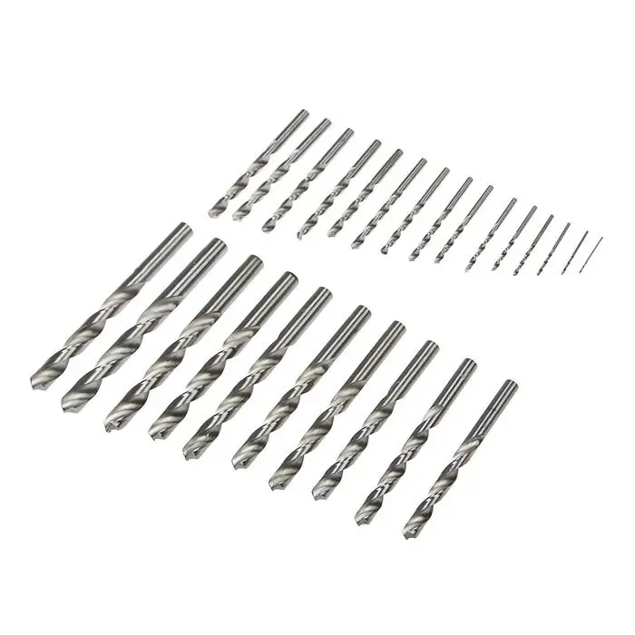 Набор сверл по металлу ТУНДРА, HSS, цилиндрический хвост., 1 - 13 мм (через 0.5 мм), 25 шт. Набор сверл по металлу ТУНДРА, HSS, цилиндрический хвост., 1 - 13 мм (через 0.5 мм), 25 шт.