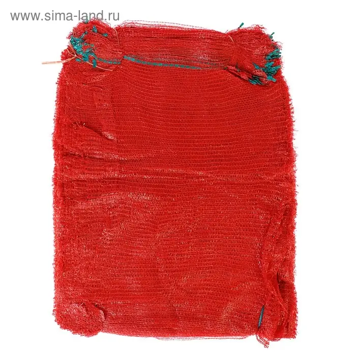 Сетка овощная, красная, 50 х 80 см, 35 - 40 кг Сетка овощная, красная, 50 х 80 см, 35 - 40 кг