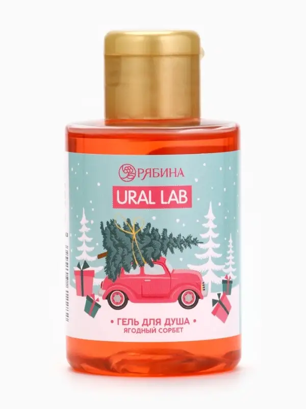 Гель для душа, аромат ягодного сорбета, 100 мл, URAL LAB