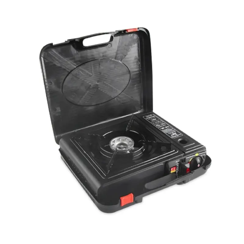 Плита газовая портативная в кейсе AVS GS-02 (встроен.переходник)