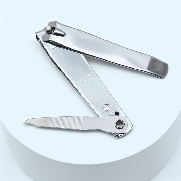 Кусачки-книпсер для маникюра и педикюра, 2 шт, 5/8 см, на блистере, цвет серебристый Кусачки-книпсер для маникюра и педикюра, 2 шт, 5/8 см, на блистере, цвет серебристый