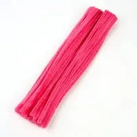 Синельная проволока набор 50 шт., розовая, 30 см