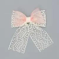 Бант для волос на заколке с вышивкой, Коты аристократы Бант для волос на заколке с вышивкой, Коты аристократы
