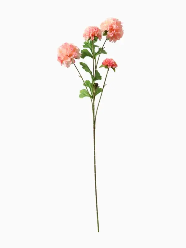 Цветы искусственные &laquo;Гортензия люкс кустовая&raquo;, h=64 см, персиковые