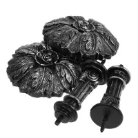Держатель для штор CAPPIO KS035, d=9.8 мм, цвет серебро, 2 шт.