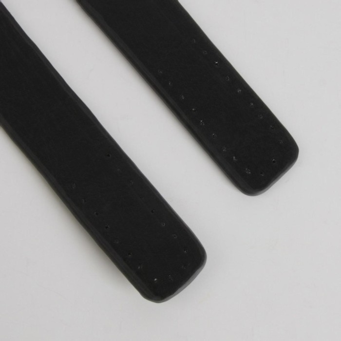 Ручки для сумки, пара, 52 ± 2 × 2 см, цвет чёрный Ручки для сумки, пара, 52 ± 2 × 2 см, цвет чёрный